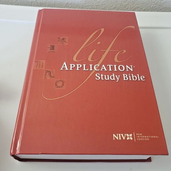 Life Application Study Bible NIV Hardcover Zondervan Tyndale House 2005 Red Ltr - Picture 1 of 16